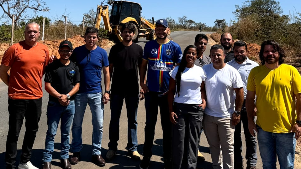 Legislativo acompanha ordem de início das obras de reparo no asfalto em Juatuba